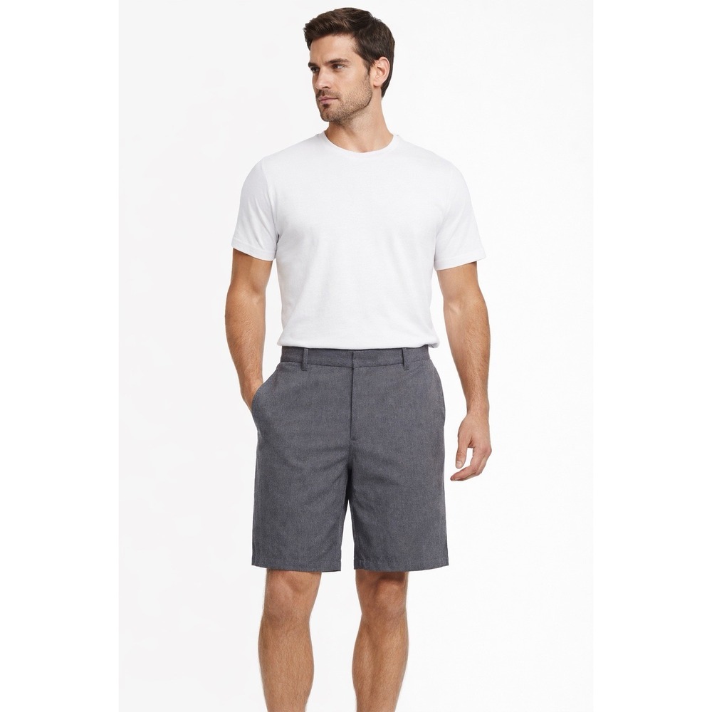 Nike Men's Gray Golf Shorts Flat Front‎ Lightweight Casual Performance 36